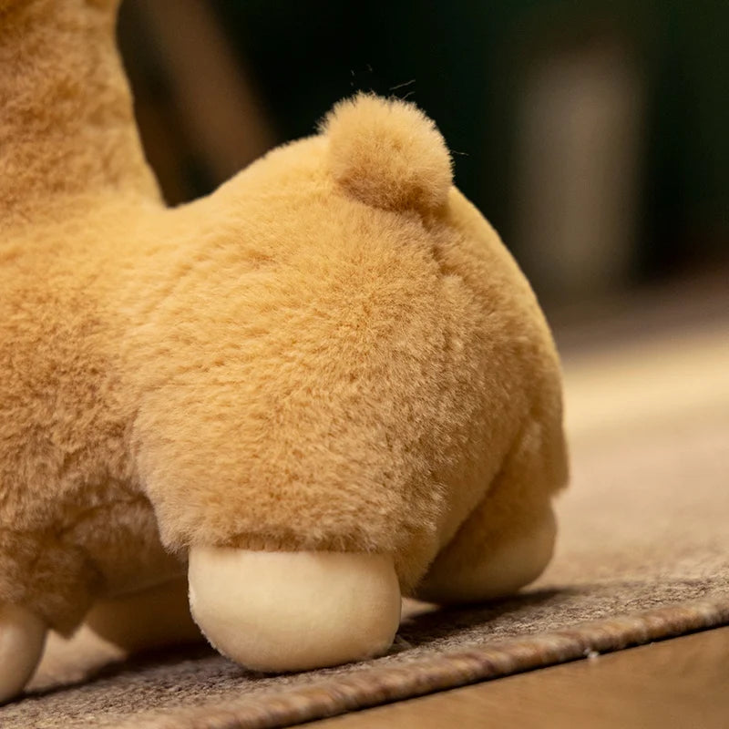 New 1pc 23/30CM Cute Fluffy Alpaca Plush Toys Soft Plush Llama Dolls Stuffed Animal Pillow Nice Friends Birthday Gift Room Decor
