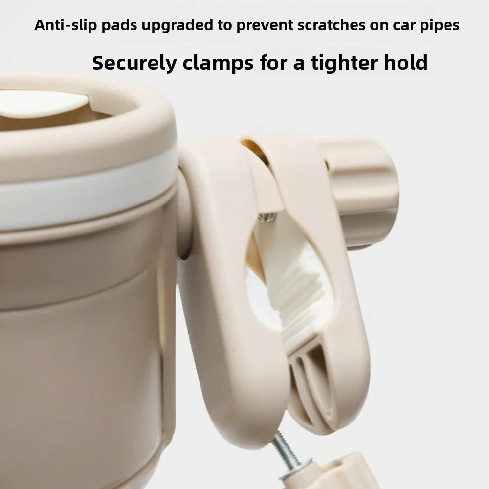 Large Caliber Baby Stroller Cup Holder Adjustable Easy To Install Kids Cup Stand Anti-slip Phone Holder