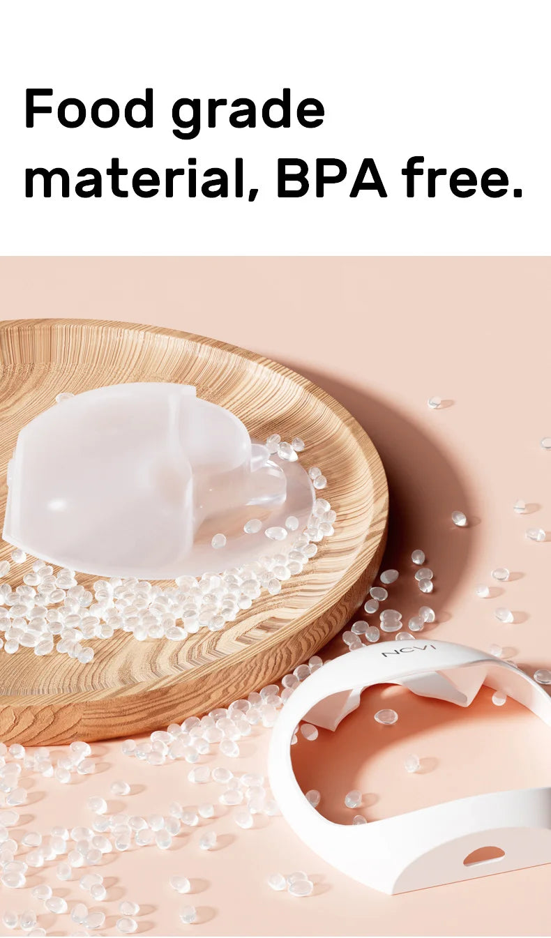 NCVI Breast Milk Collector, Milk Catcher, Breast Shells Protect Sore Nipples for Breastfeeding, Reusable Breastmilk Saver