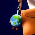 Simulation Earth Plush Toy Bag Key Pendant Planets in the Solar System Soft Doll Toys Cartoon Star Style Birthday Gift for Kids
