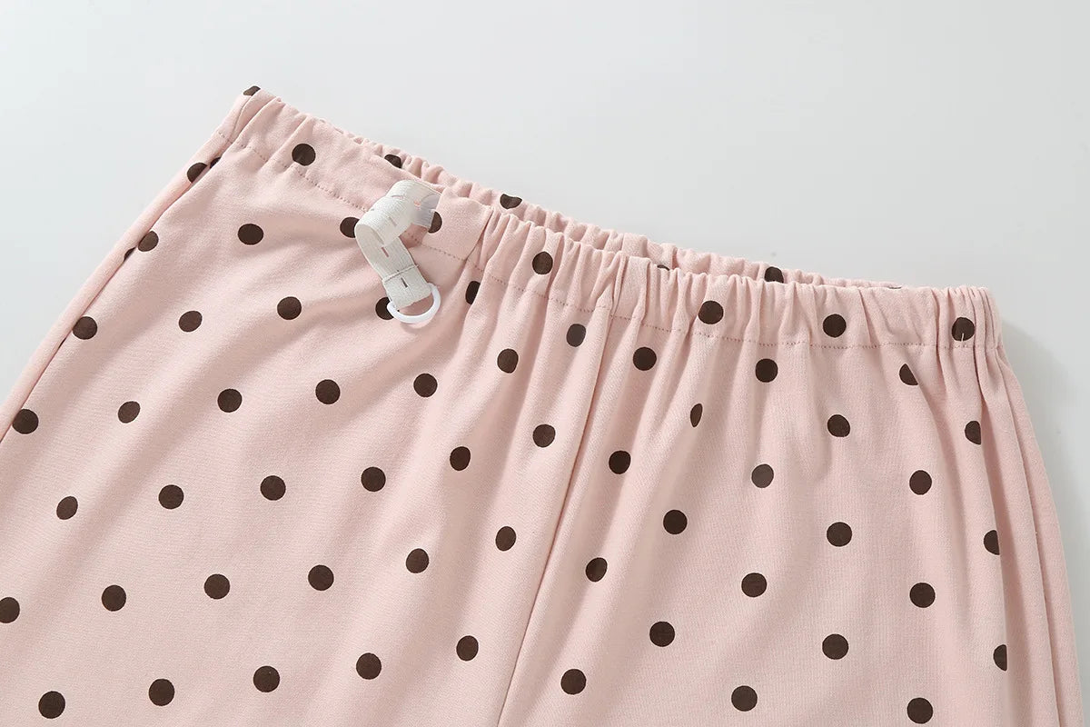 Cotton Maternity Woman 2025 Spring Summer 3 Pieces Lactation Pajamas Pregnancy Sleepwear Pregnant Clothes Feeding Nightie