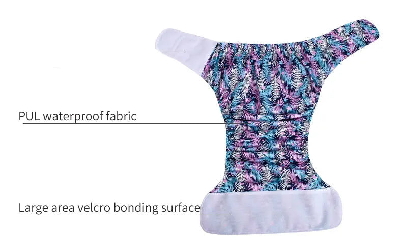 BIAI 2pcs Adult Cloth Diapers Reusable Incontinence in Adult Cloth Nappies Washable Diaper Pants for Adults Teenage