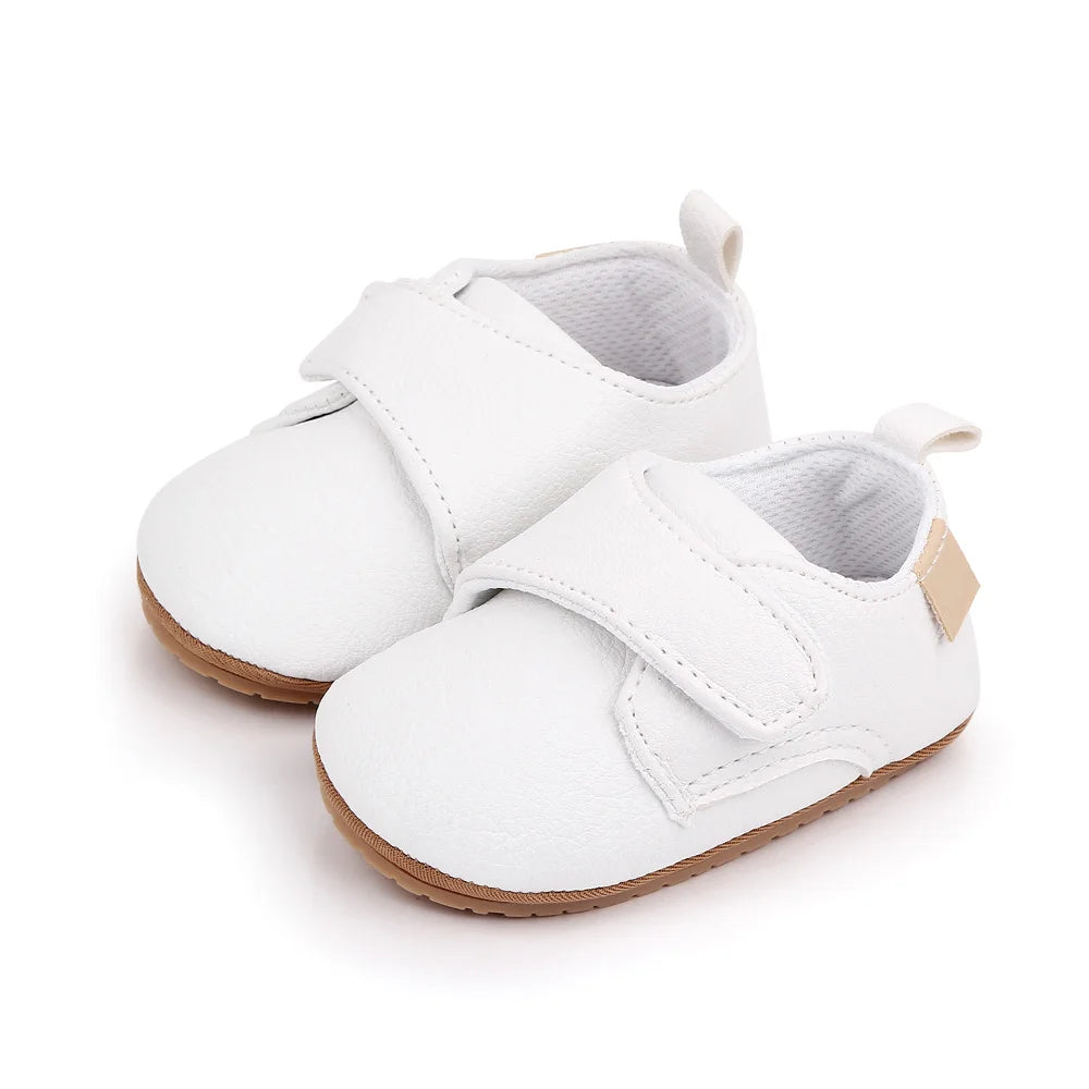 2025 Baby Casual Shoes Korean Style Non-slip Classical High Quality PU and TPR Soft and Warm Toddler Shoes for 0-18 Months D2587