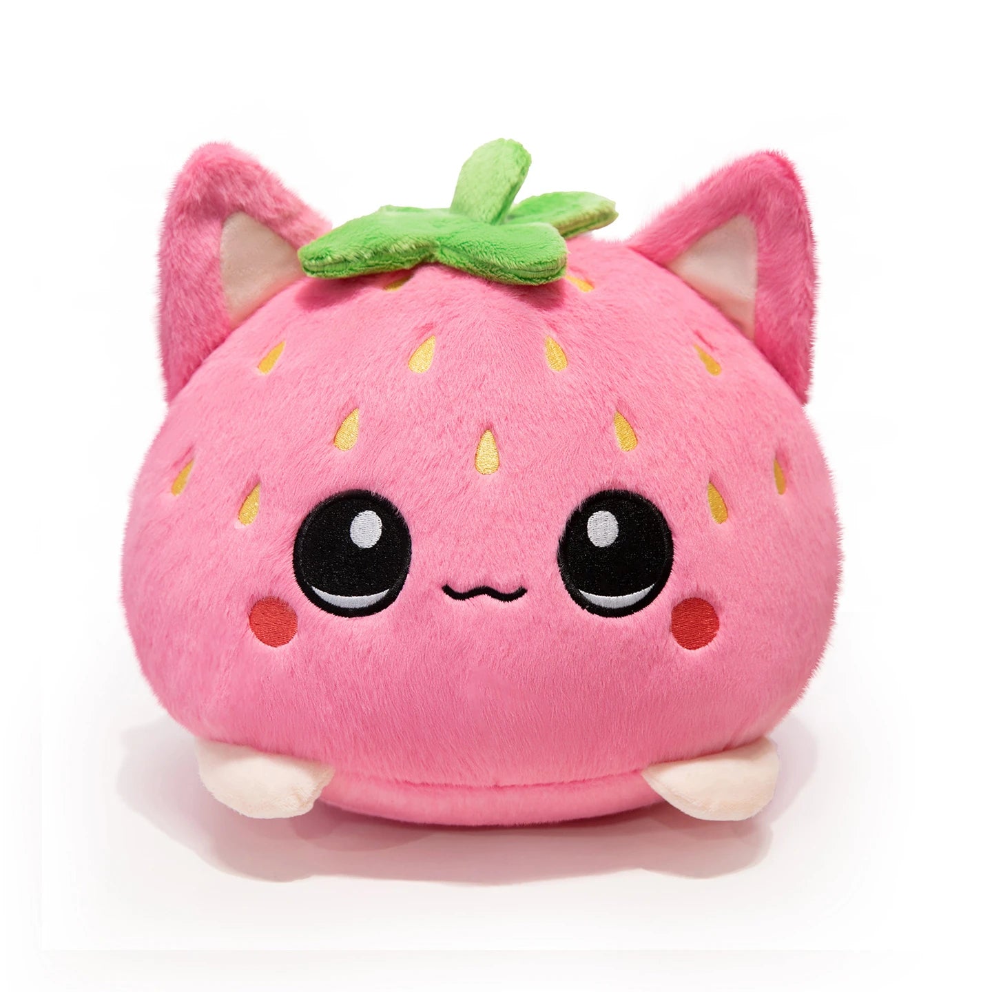 Cute Plush Dolls With Strawberry Cat Stuffed Soft Toys Cushion Sofa Pillow Birthday Gift Room Decor Children's Friends Birthday
