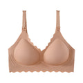 Pregnant Women'S Nursing Bra With Seamless Jelly Soft Support Postpartum One Handed Open Button Nursing Bra Comfortable Bra