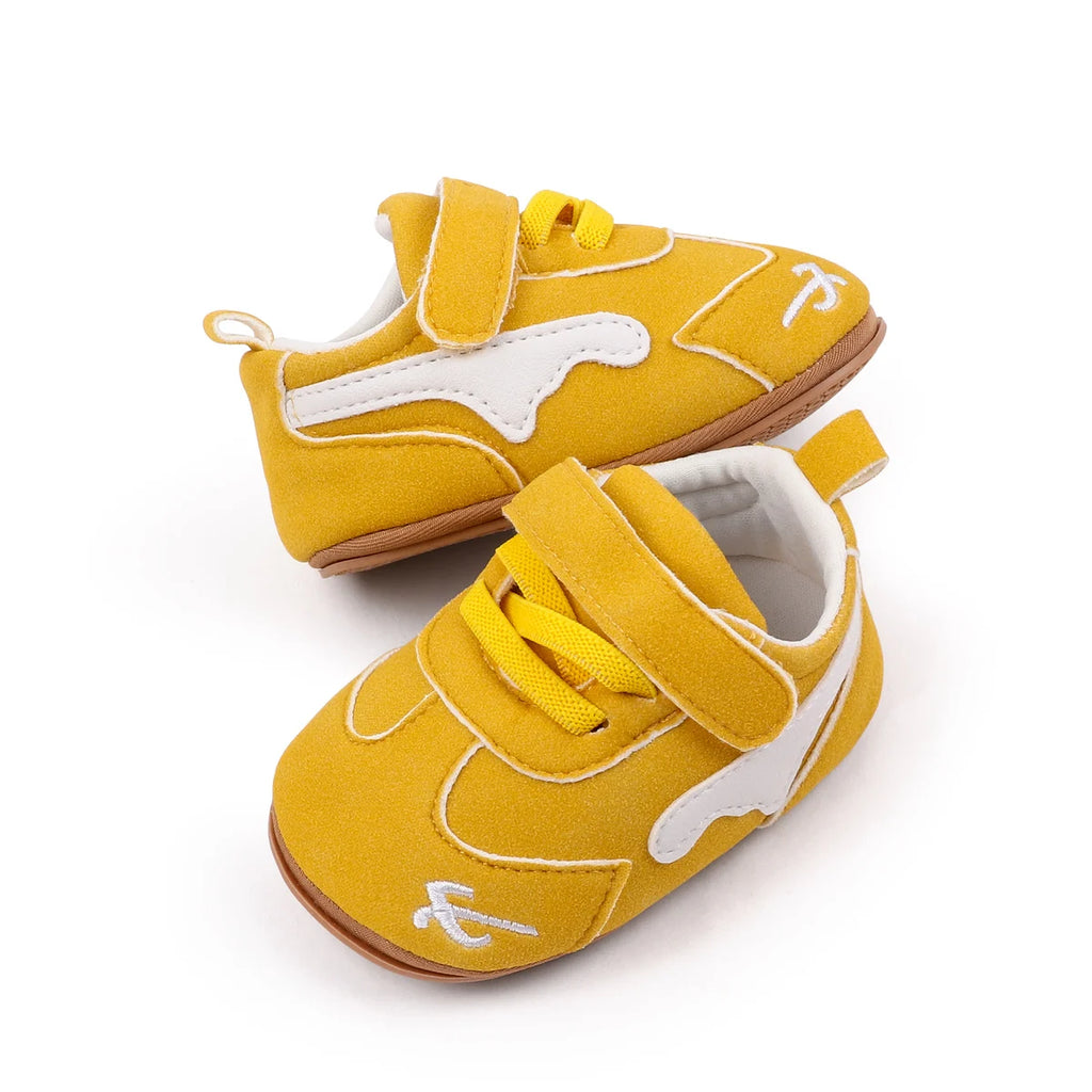 Hot Selling Baby Unisex First Walking Toddler Shoes For 0-18 Months Fashion Design Three Colors High Quality Baby Sneaker