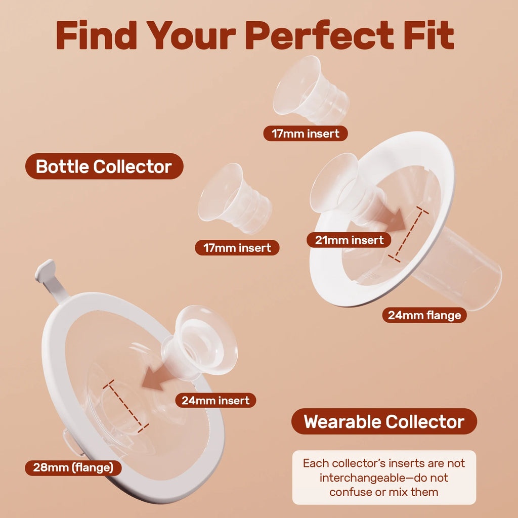 NCVI Electric Breast Pump With Wearable Cups.VibeMassage Technology,Adjustable Hospital Grade Strong Suction,Ultra Portable
