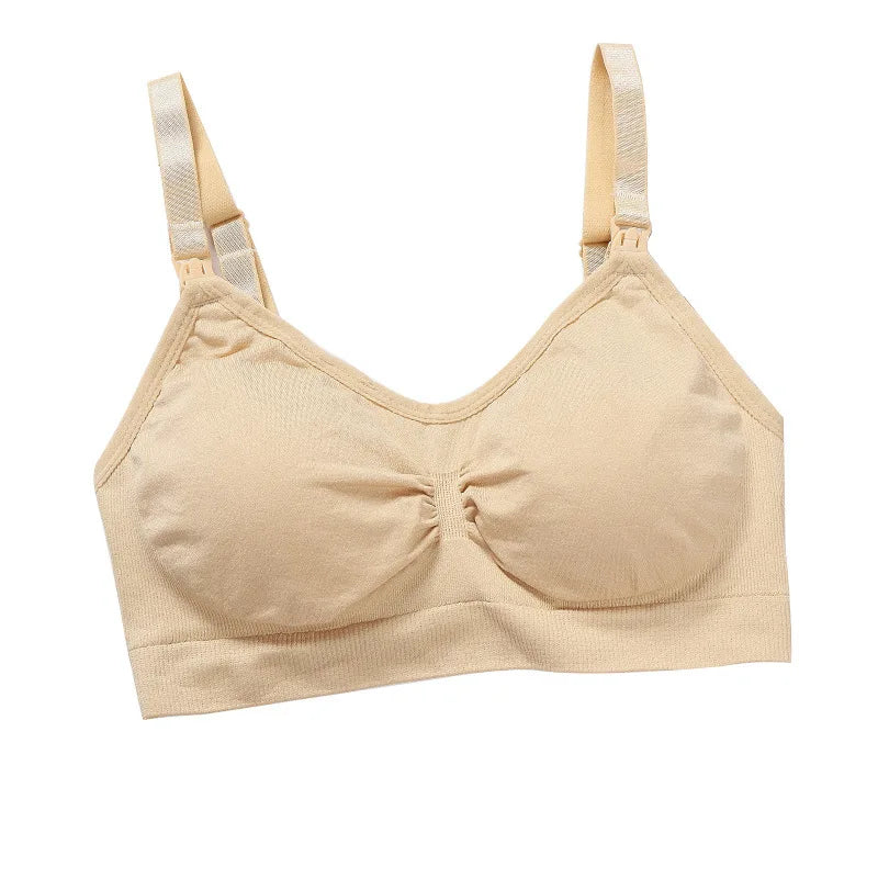 Adjustable Seamless Plus Size Nursing Bra Breathable Women Breastfeeding Bra High Quality Underwear Maternity Clothes Push Up