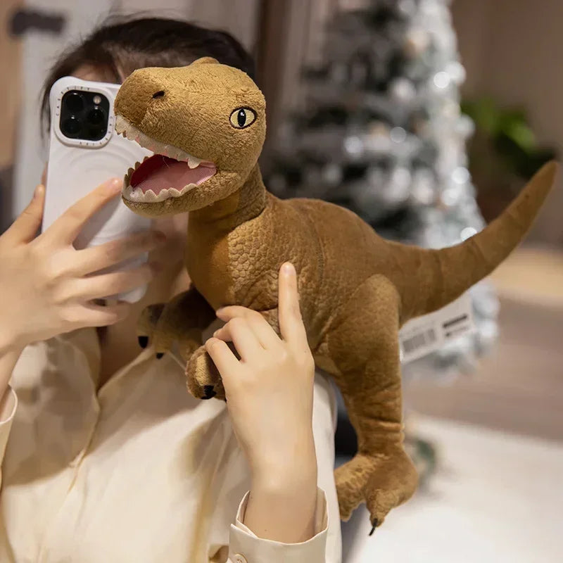 Simulation Dinosaur Plush Toy Stuffed Animal Triceratops/Tyrannosaurus Rex/Brontosaurus Sword Dragon Soft Doll Children's Gift