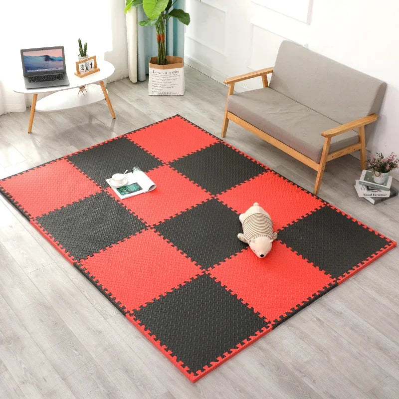 Interlocking Foam Baby Play Mat Puzzle Tiles 20-Piece 30 cm Squares Non-slip Floor Mats