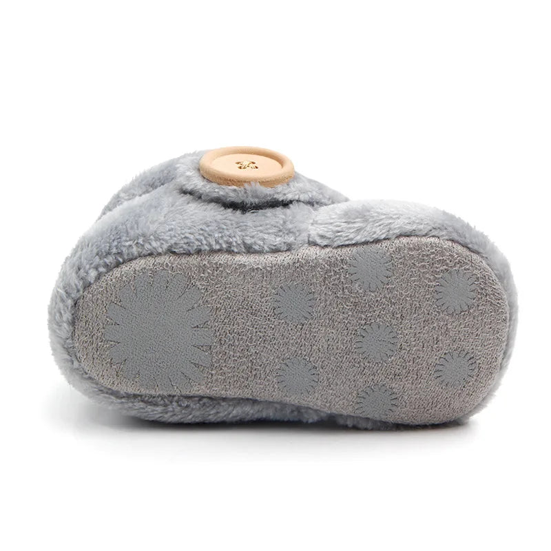 Cute Baby Girl Boy Casual Shoes Warm Plush Mutilcolor Lovely Soft Soled Walking Shoes Fashion Design Infant Shoes First Walkers