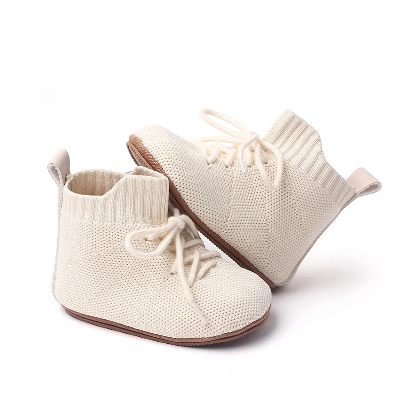 2025 Boys And Girls' 0-1 Years Old High-Top Casual Anti-Slip Softness Toddler Shoes For Sports Activities Baby Shoes
