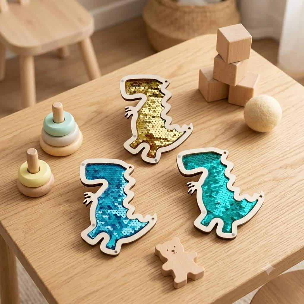 DIY Montessori Busy Board Accessories Set Wooden Sensory Activity Toys Gear Switch Led Light Drum Beads Educational Toy
