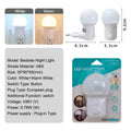 Modern Bedside Night Light Lamp Kids All Night 220V Led Lights Plug In Wall Night Lights For Bedroom EU Plug Night Lamp Romantic