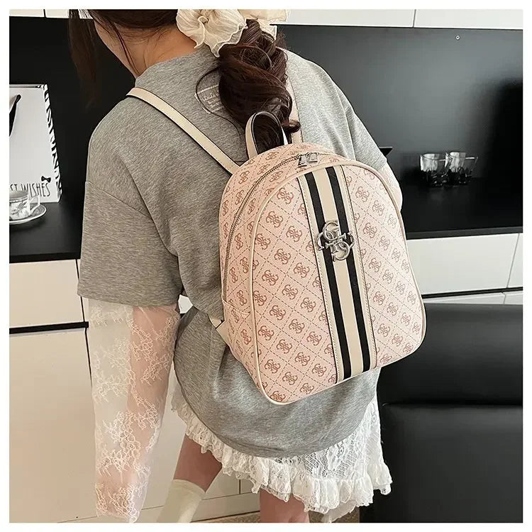 Elegant Leather Vintage Diaper Bag: Luxury Crossbody Handbag For Women With Designer Letter Logo And Large Tote Capacity