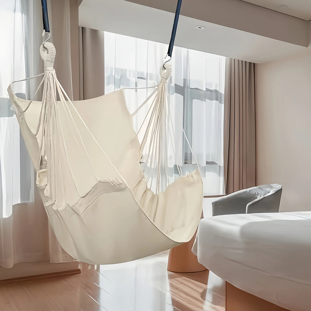 Leisure Fabric Hammock Swing Chair with Storage Bag