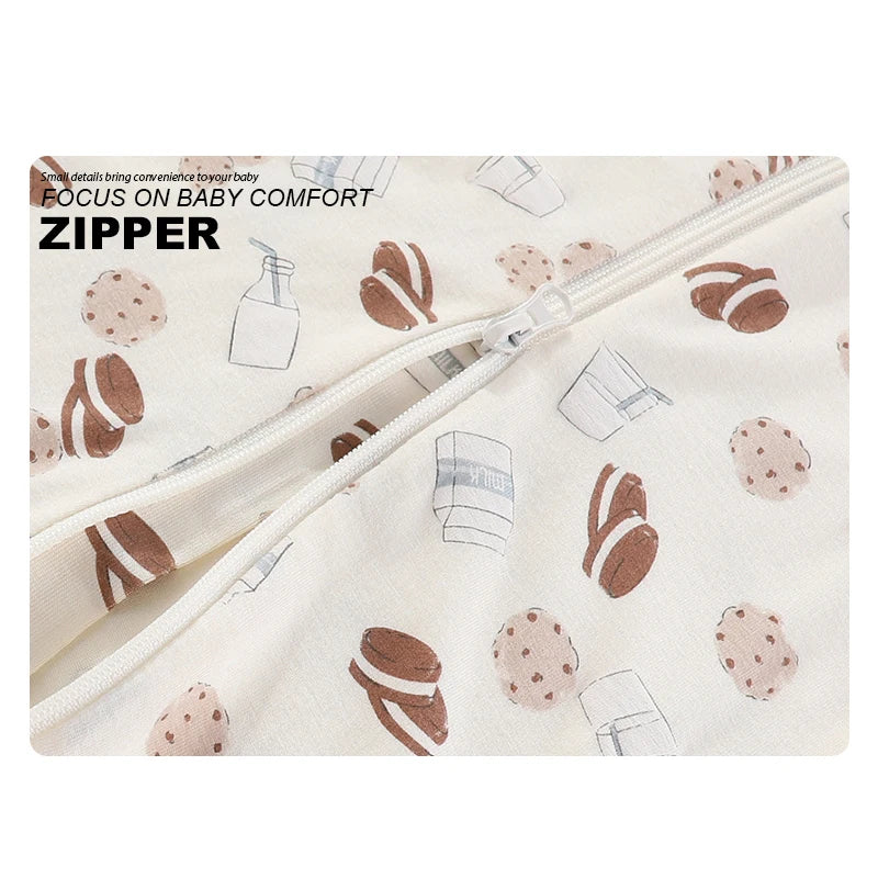 Kiddiezoom Four Seasons 1Pcs Unisex Long Sleeve Zipper Baby Boy Girl Romeprs Soft Comfort Infants Jumpsuit Rayon Newborn Clothes