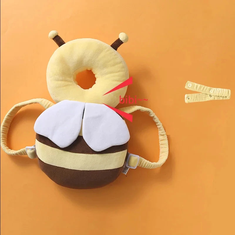 Little Bee Baby Head Protection Pillow Anti Fall Hat For Infants Breathable Head Back Protector Bibi