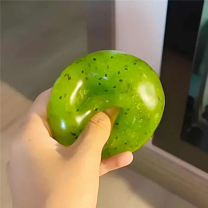 Kiwi Watermelon Ice Sand Ball Squishy Squeeze Fidget Toy Vaseline Stress Relief Noise ASMR Sensory Toy For ADHD Autistic Gift