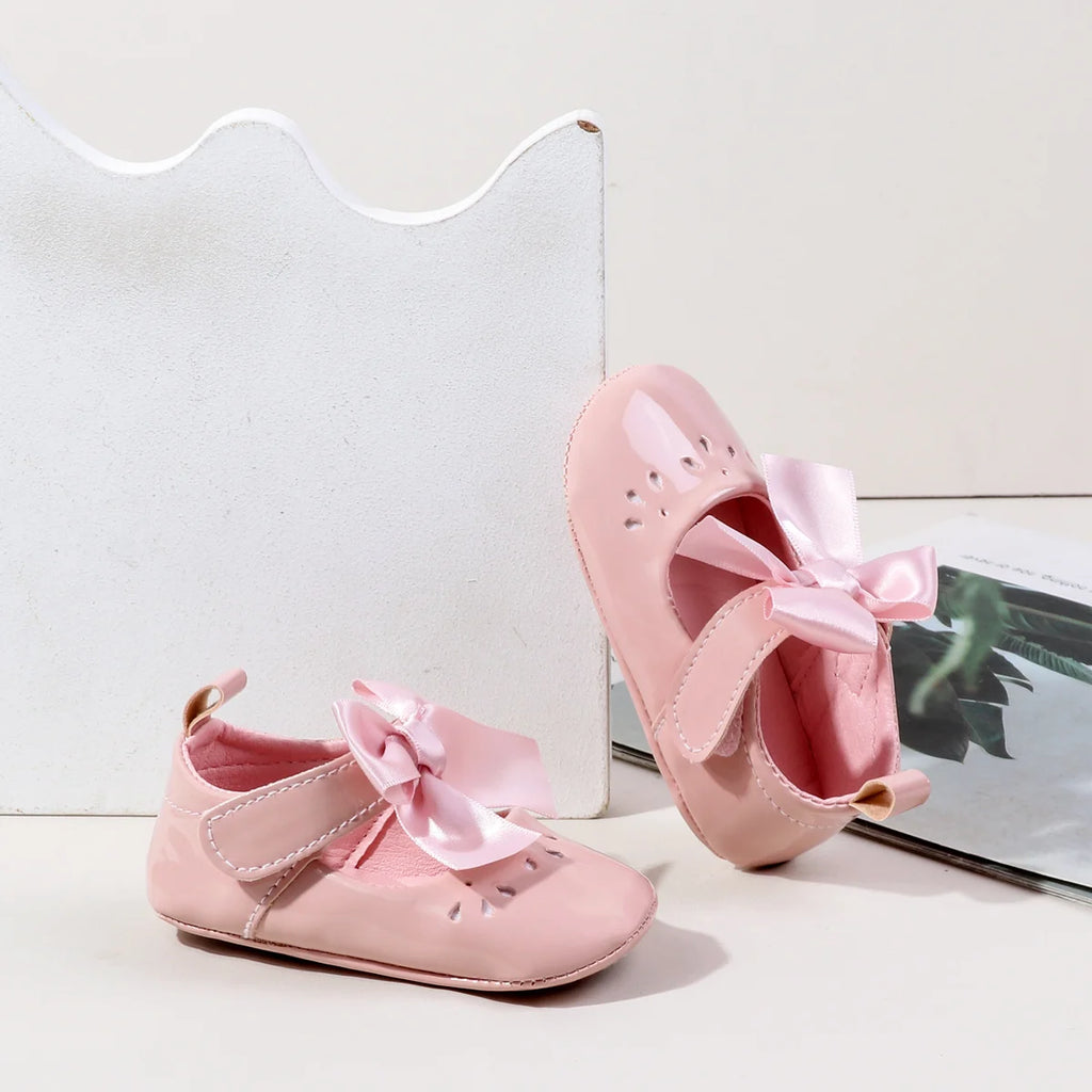 Casual Cute Solid Color Home Shoes For Baby Girls Lightweight Non-slip Walking Shoes For Indoor Spring And Summer Anti slip