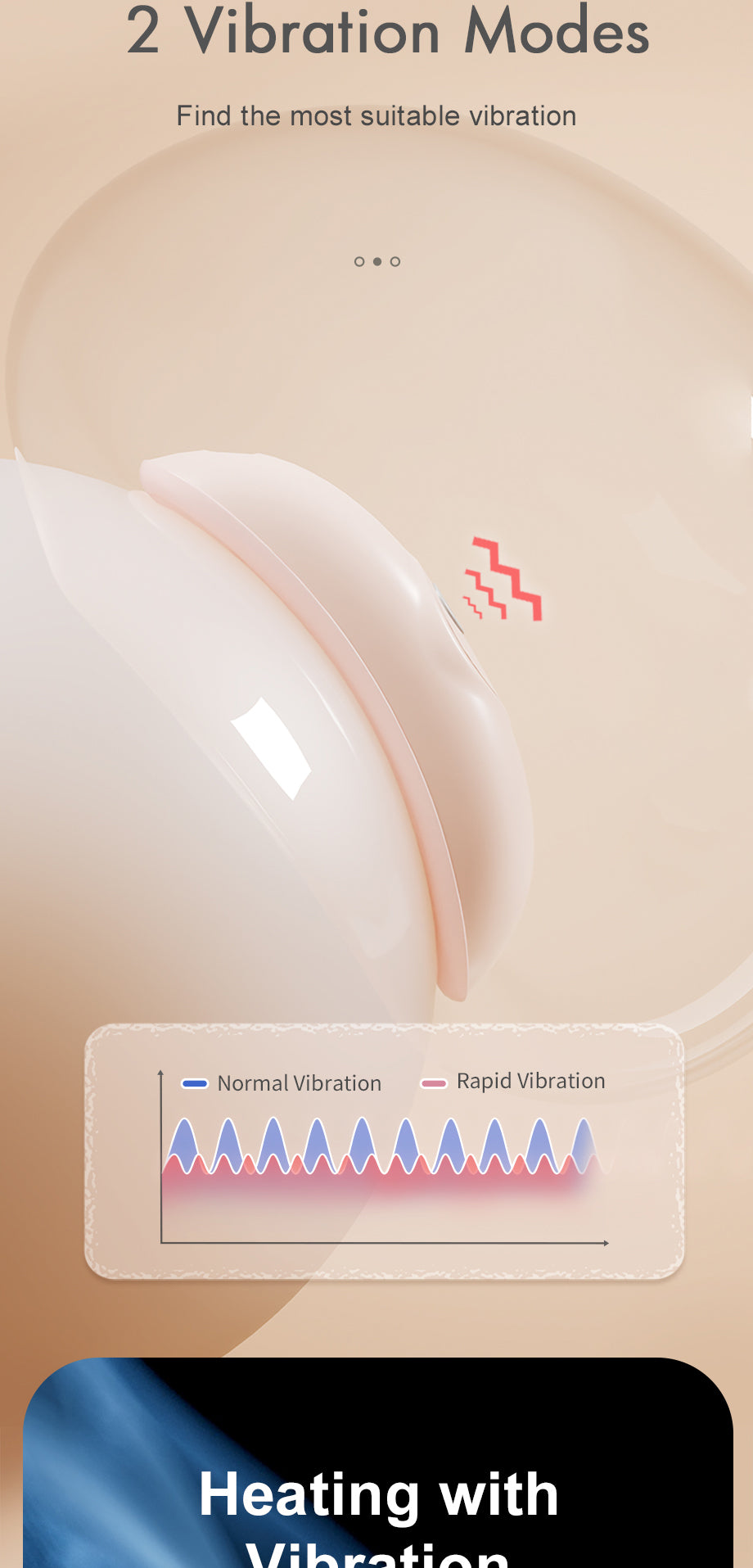 NCVI Warming Lactation Massager, 2 Vibration & Heating Modes, Breastfeeding Support for Clogged Ducts, Mastitis, Improve Milk Fl