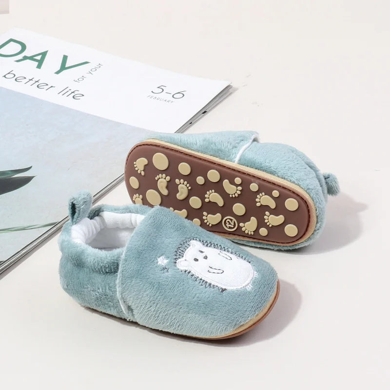 Baby Girl Boy Prewalker Shoes Spring and Autumn Cute Cartoon Animals Design Casual Anti Slip High Quality Newborn Toddler Shoes