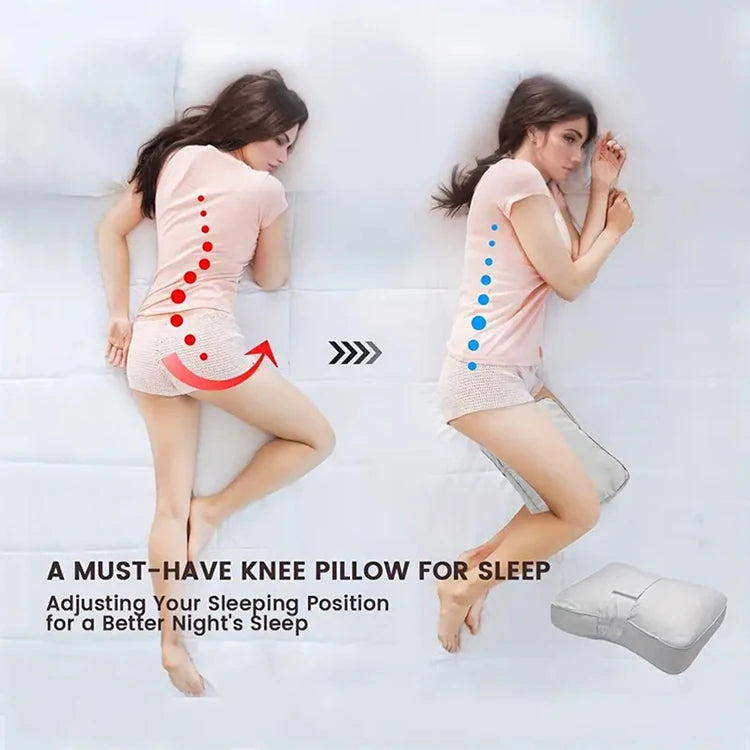 1pc Ergonomic Knee Pillow Knee Pillow for Side Sleepers Relief Side Sleeper Support Leg Pregnancy Pillow Knee Cushion Night
