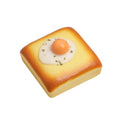 3D Realistic Fried Egg Toast Squishy Fidget Toy Slow Rising Stretchable Squeeze Decompression Toy Best Friend Gift for Adults