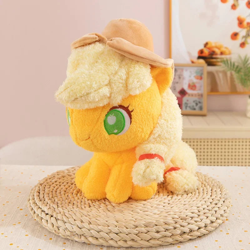 My Little Pony Plush Toy 28cm Cute Pony Stuffed Doll Soft Huggable Rainbow Pinkie Pie Birthday Gift Collection