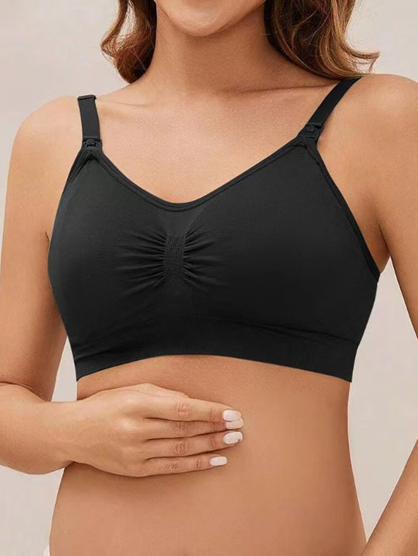 2-Pack Front Buckle Maternity Nursing Bra
