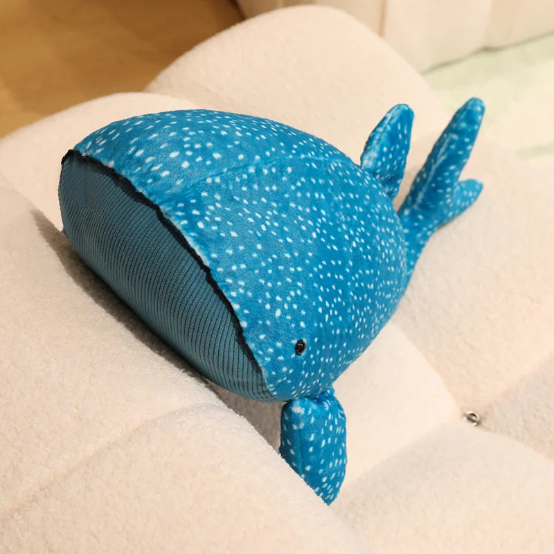 Lovely Whale Plush Toys Stuffed Soft Animal Blue Whale Dolls Kawaii Toy for Birthday Christmas Gift