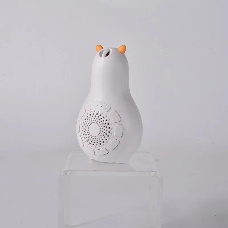 White Noise Machine M9 Portable Sleep Aid with Night Light and 24 Types of Music Cute Appearance Intelligent Sleep Monitor