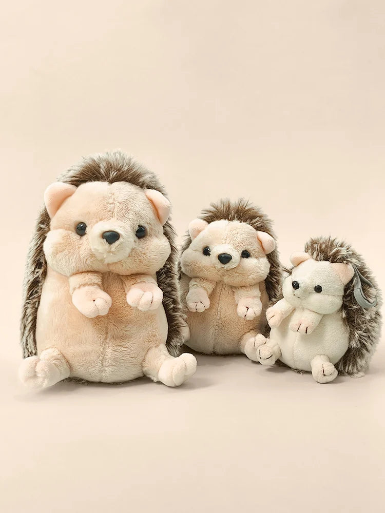 Cute Hedgehog Plush Toy Stuffed Animal Sleeping Companion Doll for Room Decor Adorable Birthday Gift