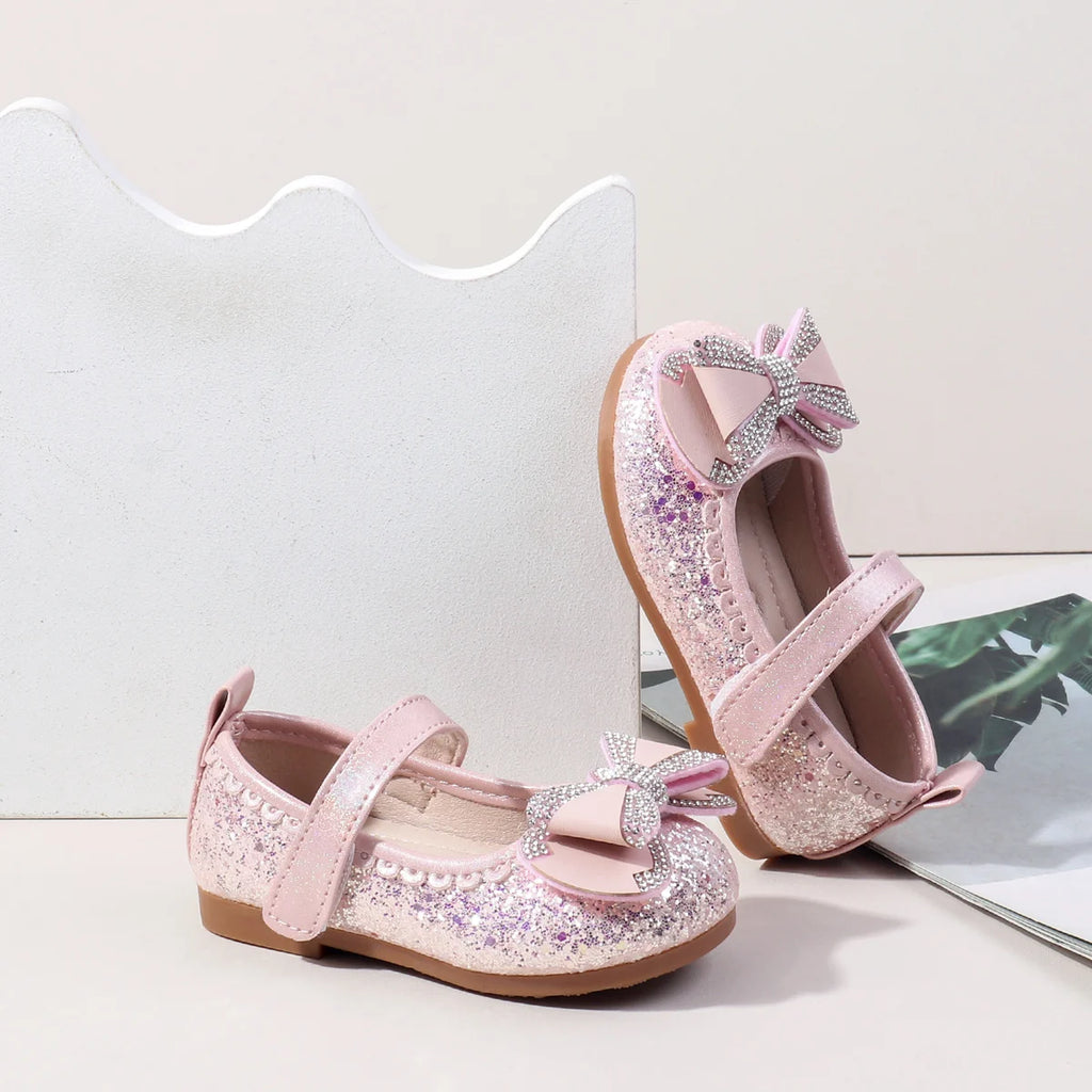 2025 Summer And Autumn Baby Girls First Walking Toddler Shoes Fashion Sequins Baby Girl Sandals For 0-3Y Kids Princess Shoes