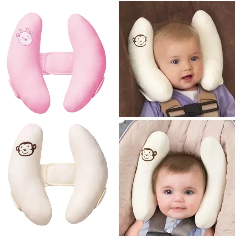 Baby Head Shaping Pillow Protects Cervical Neck Banana Pillow Seat Pillow Anti Deviation Head Baby Pillow Soft