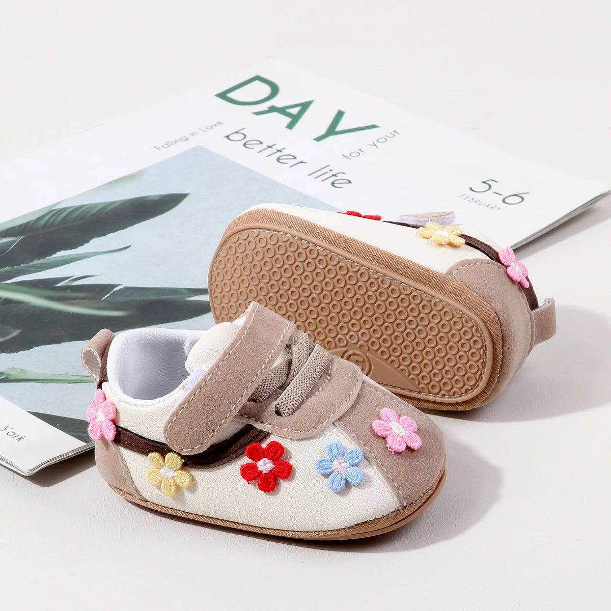 Spring And Autumn Baby Boys And Girls First Walking Toddler Shoes 0-1 Years Old High Quality Sneaker PU Leather TPR Sole