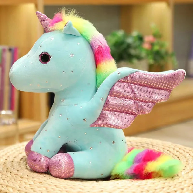 Cute Angel Unicorn Plush Toy Pillow Soft Fill Home Decoration Girl's Birthday Holiday Gift
