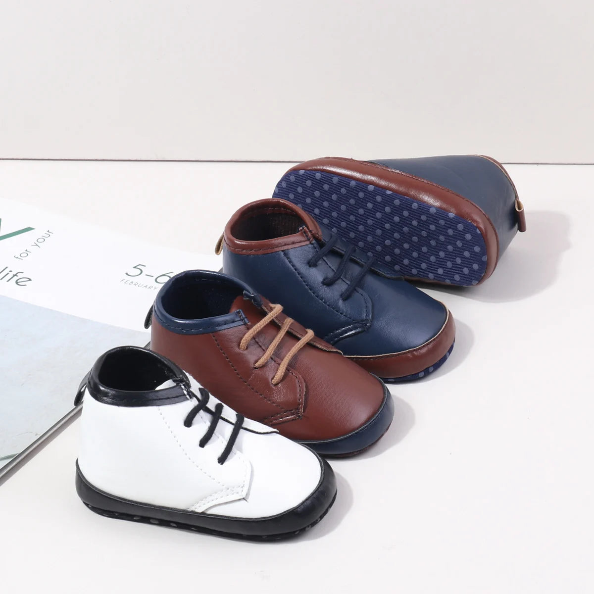 Spring And Autumn Baby Boys And Girls First Walking Toddler Shoes With High Quality TPR Sole For 0-18M Baby Casual Sports Shoes