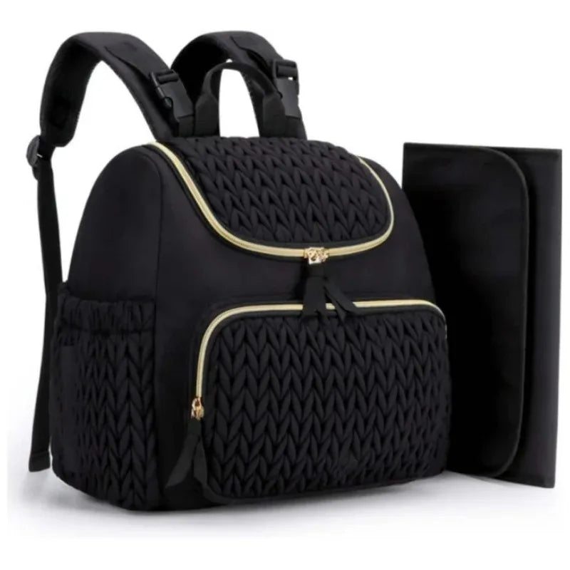 Skip Hop Diaper Backpack With Stroller Straps And Changing Pad Insulated Pocket Large Capacity Maternity Bag Model 123