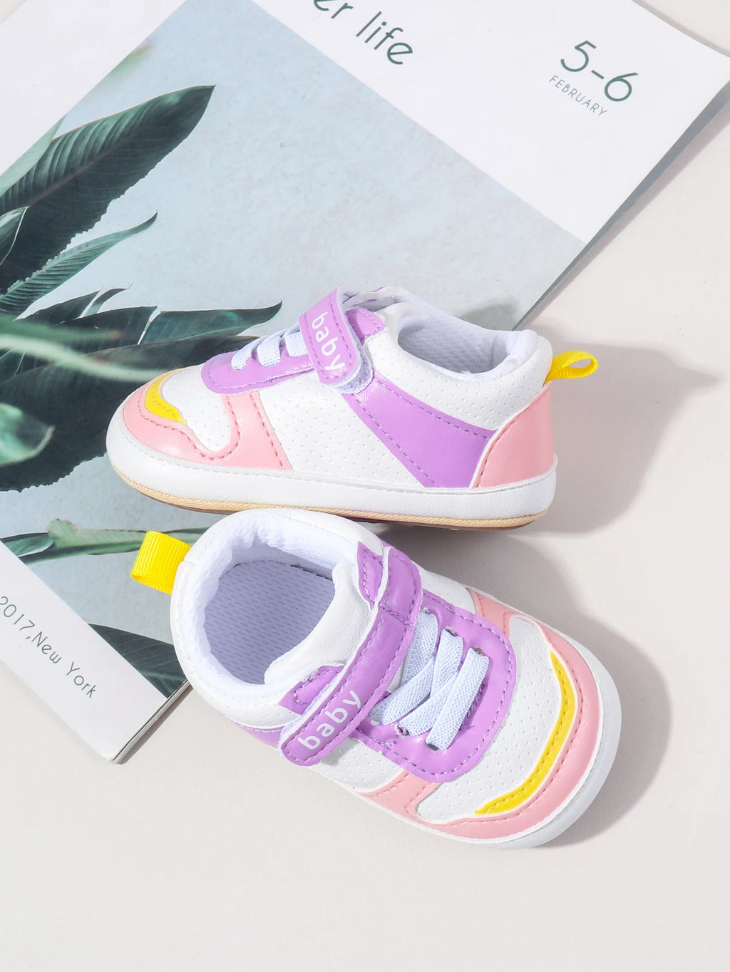 Hot Selling Newborn Baby Boys And Girls First Walking Causal Shoes Outdoor Anti Slip TPR Soles For Baby Unisex Toddler Shoes