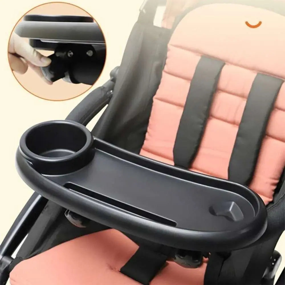 Antislip Stroller Cup Holder Detachable Handy Universal Stroller Tray Multi-purpose Convenient Baby Stroller Cup Holder Toddlers