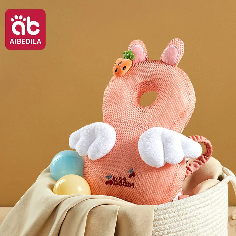 AIBEDILA Baby Head Protector Pillow Backpack Anti-Fall Safety Cushion for Newborn Toddlers Learning to Walk Kids Safe Support
