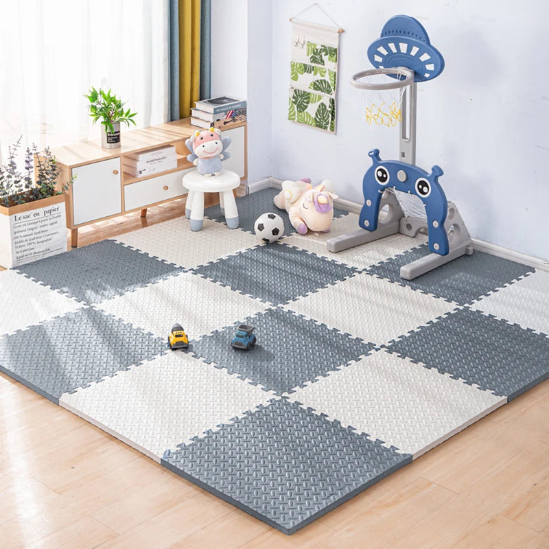 YIMINYUER Puzzle Mat Tiles Foam Baby Play Mat 1cm Thick Non Toxic BPA Free Floor Padding for Kids