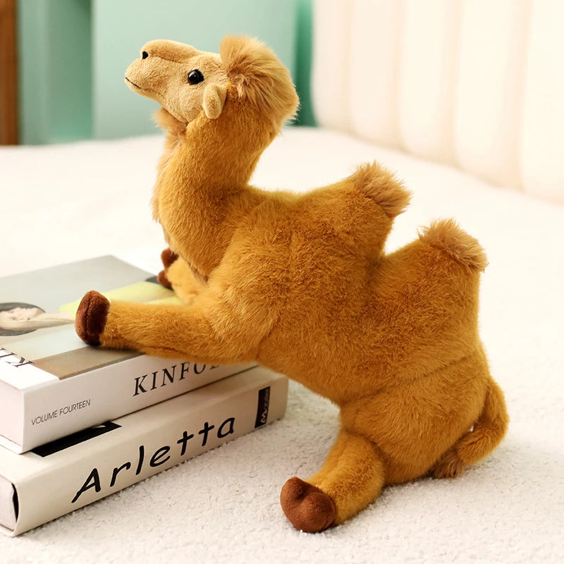 Simulation Standing Camel Plush Toys Soft Stuffed Steric Camel Toys For Children Creative Decor For Bookcase/Car Funny Gift