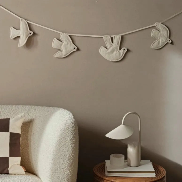 Nordic Fabric Bird Hanging Ornaments - Colorful Wall Decor.