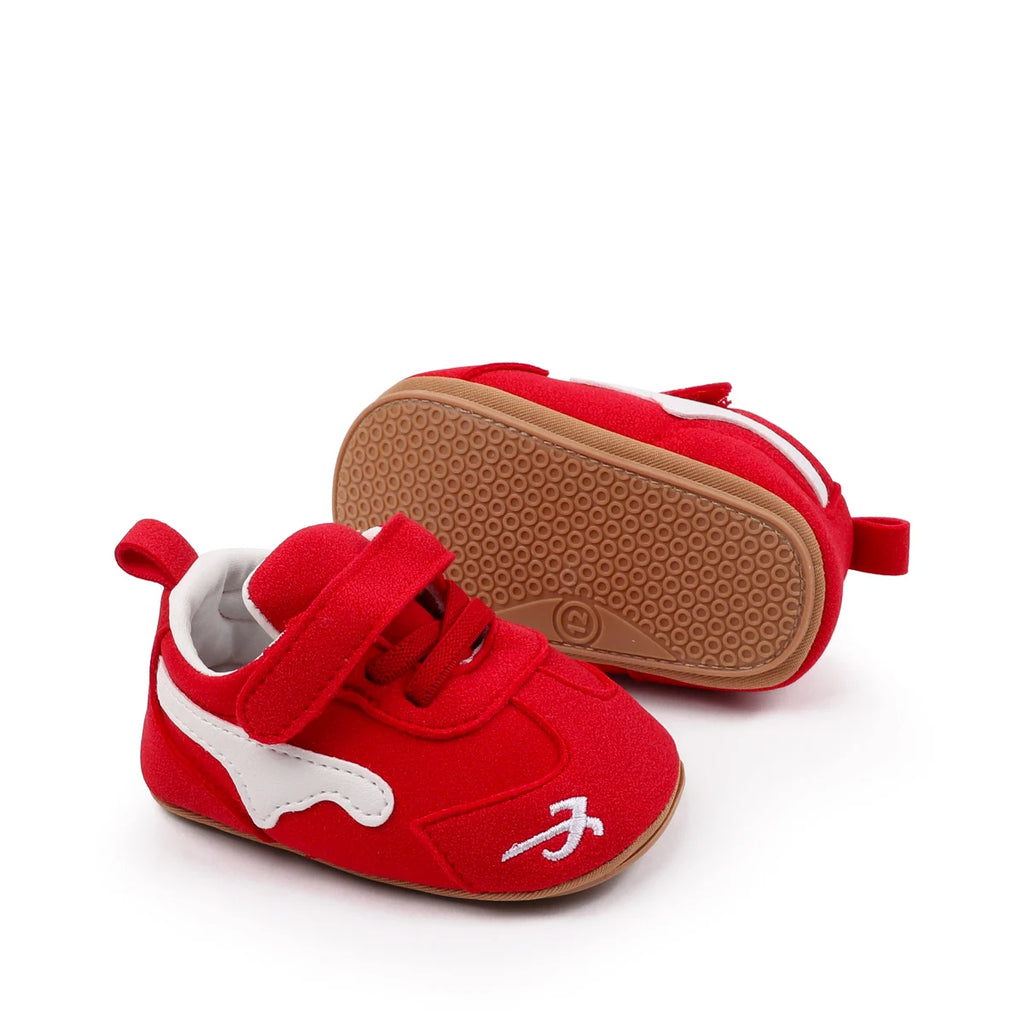 Hot Selling Baby Unisex First Walking Toddler Shoes For 0-18 Months Fashion Design Three Colors High Quality Baby Sneaker
