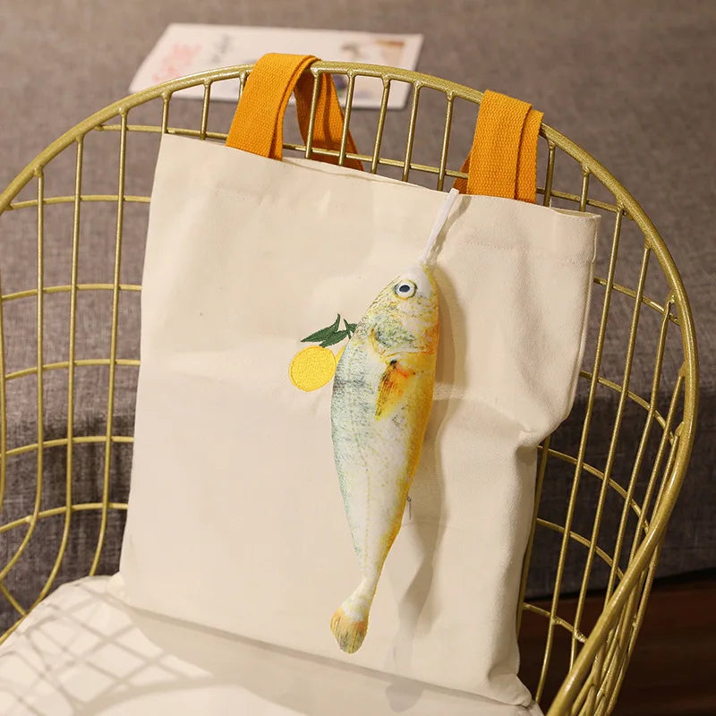 Artificial yellow croaker Plush Pillow Imitation Funny Fish Stuffed Pillow Emulational Home Sofa Plush Decoration Cushion