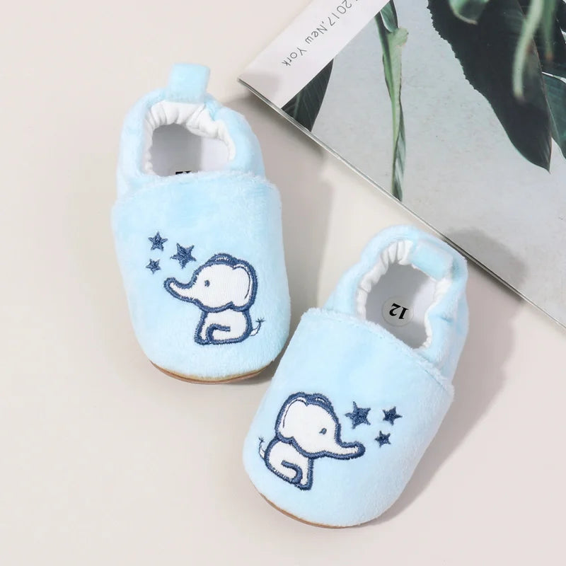 Baby Girl Boy Prewalker Shoes Spring and Autumn Cute Cartoon Animals Design Casual Anti Slip High Quality Newborn Toddler Shoes