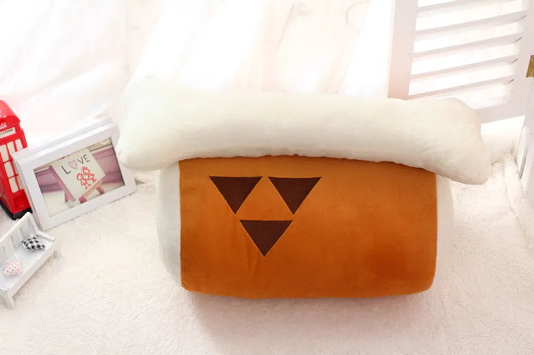 Hot Monster Hunter Huge Grilled Meat Pillow Plush Barbecu with Big Bone Stuffed Toy Children's Christmas Home Decoration Gift