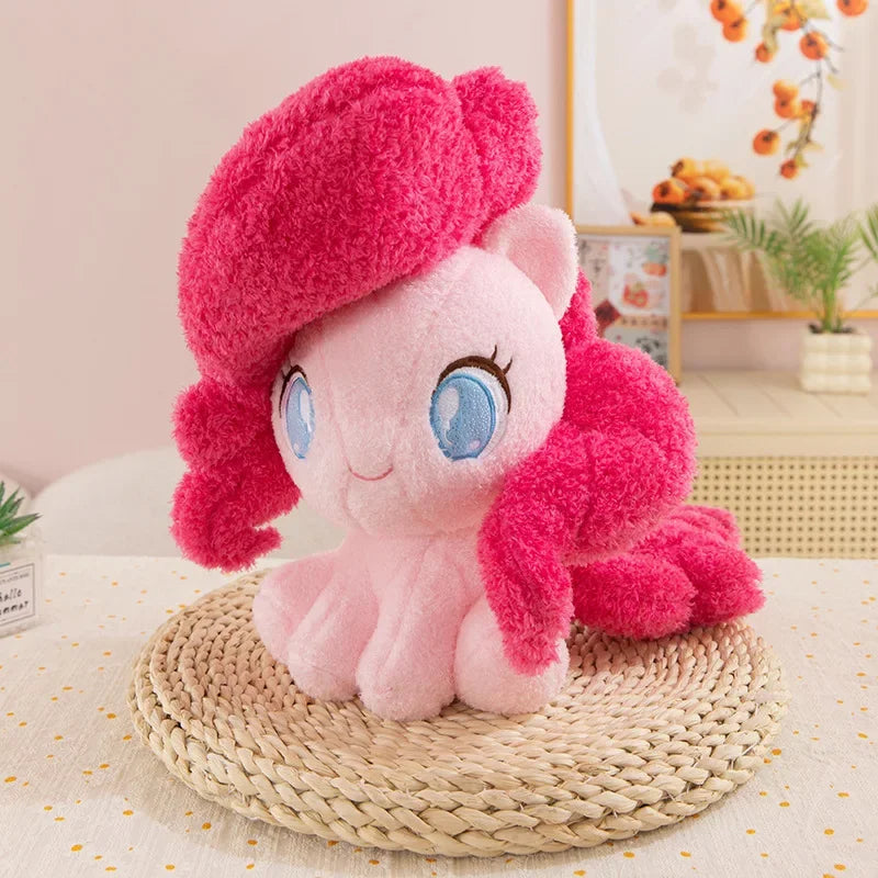 My Little Pony Plush Toy 28cm Cute Pony Stuffed Doll Soft Huggable Rainbow Pinkie Pie Birthday Gift Collection